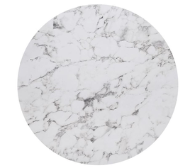 HPL (High Pressure Laminated) Επιφάνεια Τραπεζιού Απόχρωση White Marble, UV
