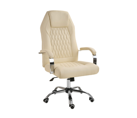 Kαρέκλα γραφείου Elda μπεζ 64 x 68 x 119-129