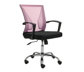 Kαρέκλα γραφείου Grace ροζ 57 x 58 x 93-102