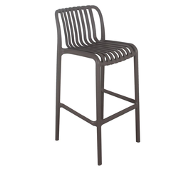 MODA Σκαμπό Bar-Pro Στοιβαζόμενο, PP-UV Protection Απόχρωση Mocha