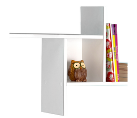 ΡΑΦΙ ΤΟΙΧΟΥ W100xD18xH50cm HIGH GLOSS WHITE