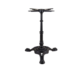 ΠΑΡΑΔΟΣΙΑΚΟ Πόδι Τραπεζιού 3-Νυχο Μαντέμι Μαύρο Βαρέως Τύπου