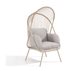 SUN ΠΟΛΥΘΡΟΝΑ BEIGE 75x69x135.5cm