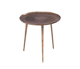 ZEN 57 SIDE TABLE ΧΡΥΣΟ ROUGH ANTIQUE 57x57x56