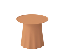 VOLANT SIDE TABLE PEACH 50x50x45cm