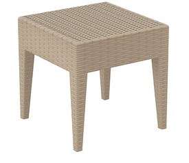 MIAMI TAUPE ΤΡΑΠΕΖΙ 45Χ45Χ45εκ. ΠΟΛ/ΝΙΟΥ