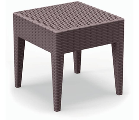 MIAMI BROWN ΤΡΑΠΕΖΙ 45Χ45Χ45εκ. ΠΟΛ/ΝΙΟΥ