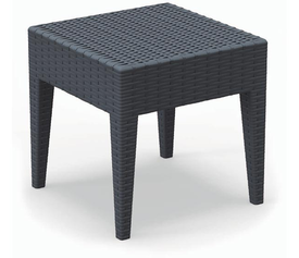 MIAMI DARK GREY ΤΡΑΠΕΖΙ 45Χ45Χ45εκ. ΠΟΛ/ΝΙΟΥ