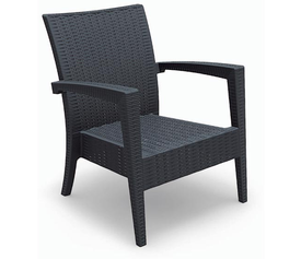 MIAMI DARK GREY ΠΟΛΥΘΡΟΝΑ 72Χ76Χ89εκ. ΠΟΛ/ΝΙΟΥ