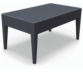 MIAMI DARK GREY ΤΡΑΠΕΖΙ 92Χ53Χ45εκ. ΠΟΛ/ΝΙΟΥ