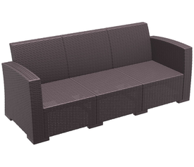 MONACO BROWN 3ΘΕΣΙΟΣ ΚΑΝΑΠΕΣ ΠΟΛ/ΝΙΟΥ