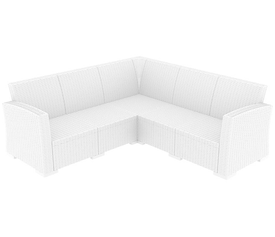 MONACO WHITE ΓΩΝΙΑ 207Χ207Χ79εκ. ΠΟΛ/ΝΙΟΥ