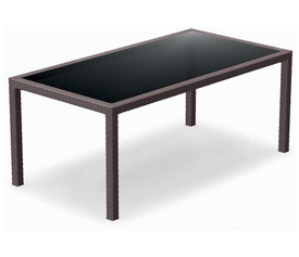 TAHITI BROWN 180Χ94Χ75εκ. ΤΡΑΠΕΖΙ ΜΕ ΤΖΑΜΙ ΠΟΛ/ΝΙΟΥ