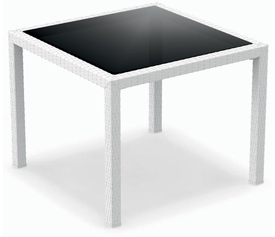 BALI WHITE 94Χ94Χ75εκ.ΤΡΑΠΕΖΙ ΜΕ ΤΖΑΜΙ ΠΟΛ/ΝΙΟΥ