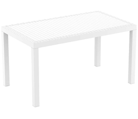 ORLANDO 140Χ80Χ75εκ. WHITE ΤΡΑΠΕΖΙ ΠΟΛ/ΝΙΟΥ