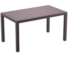 ORLANDO 140Χ80Χ75εκ. BROWN ΤΡΑΠΕΖΙ ΠΟΛ/ΝΙΟΥ