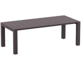 VEGAS BROWN 100X180/220Χ75εκ. ΕΠΕΚΤ.ΤΡΑΠΕΖΙ