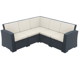 MONACO DARK GREY ΓΩΝΙΑ ΜΕ ΜΑΞΙΛΑΡΙ ΠΟΛ/ΝΙΟΥ