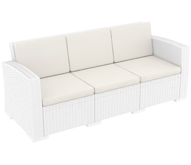 MONACO WHITE 3ΘΕΣ.ΚΑΝΑΠΕΣ ΜΕ ΜΑΞ. ΠΟΛ/ΝΙΟΥ