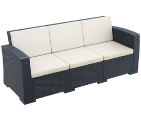 MONACO DARK GREY 3ΘΕΣ.ΚΑΝΑΠΕΣ ΜΕ ΜΑΞ. ΠΟΛ/ΝΙΟΥ