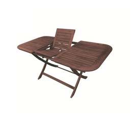 EASY Τραπέζι Επεκτ/νο Πτυσ/νο Ξύλο Acacia