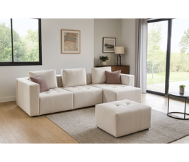 Domino Καναπές Γωνία 280x140+60cm