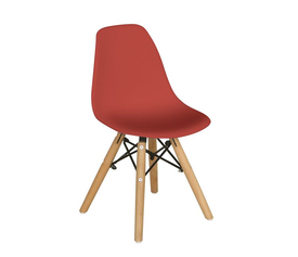 ART Wood Kid Καρέκλα Ξύλο - PP Κόκκινο