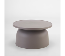 DOMI COFFEE TABLE ΓΚΡΙ 67x67x36cm