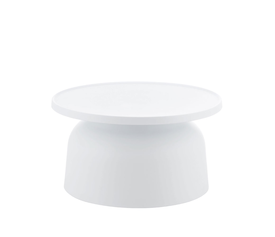 DOMI COFFEE TABLE ΛΕΥΚΟ 67x67x36cm