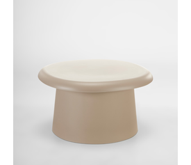 RIVVA COFFEE TABLE SAND BEIGE 70x70x39cm