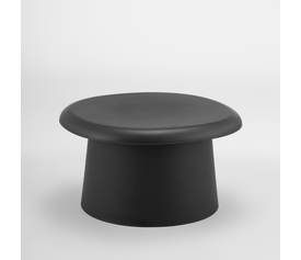 RIVVA COFFEE TABLE ΜΑΥΡΟ 70x70x39cm
