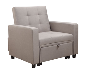 IMOLA Πολυθρόνα - Κρεβάτι Σαλονιού - Καθιστικού, Ύφασμα Cappuccino