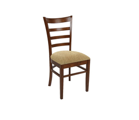 NATURALE Καρέκλα Καρυδί, Ύφασμα Μπεζ