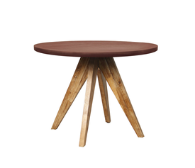 POMPEI ΤΡΑΠΕΖΙ RUST RED 120x120x74.5