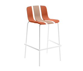 ART ΣΚΑΜΠΟ BAR ΠΟΡΤΟΚΑΛΙ ΡΟΖ 52.5x52x103cm