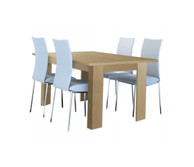 Fay Extendable Table - Melamine 160+40x90xH78cm