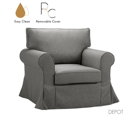 ASHLEY ΠΟΛΥΘΡΟΝΑ ΜΕ ΑΠΟΣΥΡΟΜΕΝΟ ΚΑΛΥΜΜΑ SILVER 97x85x95