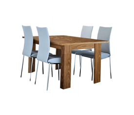 Τραπέζι κουζίνας 120cm ανοιγόμενο καρυδί