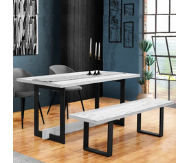 ΤΡΑΠΕΖΙ GUEST ΜΕΤΑΛΛΙΚΟΣ ΣΚΕΛΕΤΟΣ 180X90X75 ΕΛΛΗΝΙΚΗΣ ΚΑΤΑΣΚΕΥΗΣ LNA