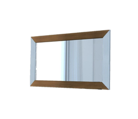 Καθρέπτης "Βαλεντίνο" 140x80 καρυδί