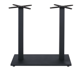 PRATO-W Βάση Τραπεζιού BAR 70x40cm H.93cm Μέταλλο Βαφή Μαύρο με Ρεγουλατόρο/ 18Kg