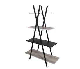 APATCHI ΒΙΒΛΙΟΘΗΚΗ ΜΑΥΡΟ SONOMA DECAPE 95x30x145