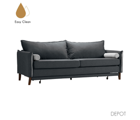 COMMODO ΚΑΝΑΠΕΣ ΚΡΕΒΑΤΙ 3ΘΕΣΙΟΣ ΑΝΘΡΑΚΙ ΓΚΡΙ 230x81x88