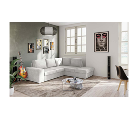 EDDI ΚΑΝΑΠΕΣ ΚΡΕΒΑΤΙ ΓΩΝΙΑ ΔΕΞΙΑ CREAM 248x213x90