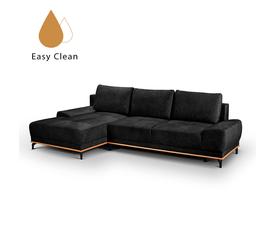 NATURA ΚΑΝΑΠΕΣ ΚΡΕΒΑΤΙ ΓΩΝΙΑ ΑΡΙΣΤΕΡΗ ΑΝΘΡΑΚΙ 283x164x90