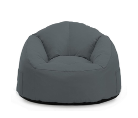JAZZ Πουφ Πολυθρόνα 100% Αδιάβροχο, Ύφασμα Ανθρακί