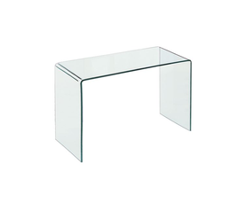GLASSER Κονσόλα - Γραφείο Διάφανο Γυαλί 12mm