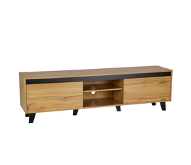 ARABICA TV STAND SONOMA ΜΑΥΡΟ 170x38x49