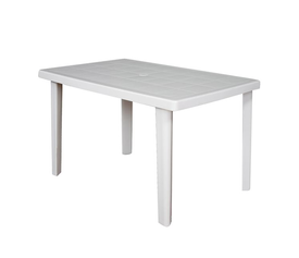 MARTE Τραπέζι Dining Κήπου - Βεράντας, PP Απόχρωση Άσπρο