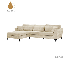 FOREVER ΚΑΝΑΠΕΣ ΓΩΝΙΑ ΑΡΙΣΤΕΡΗ BEIGE 316x185x92